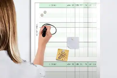 Magnetická kresliaca tabuľa na plnenie povinností