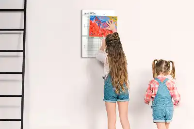 Magnetická kresliaca tabuľa na plnenie povinností