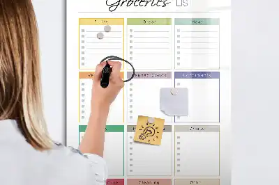 Magnetická tabuľa na kreslenie nákupný zoznam