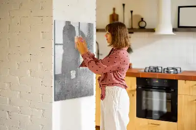 Magnetická tabuľa na kreslenie vo farbe svetlý betón