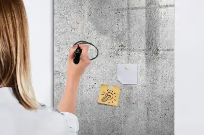 Magnetická tabuľa na kreslenie vo farbe svetlý betón