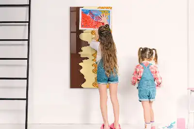 Magnetická tabuľa na kreslenie v tvare zmrzliny s polevou