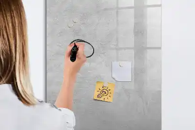 Magnetická kresliaca tabuľa vo vyhotovení svetlý betón