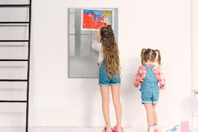 Magnetická kresliaca tabuľa vo vyhotovení svetlý betón