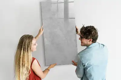Magnetická kresliaca tabuľa vo vyhotovení svetlý betón