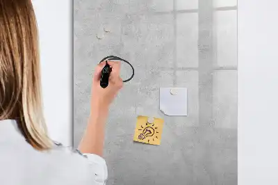 Magnetická kresliaca tabuľa vo vyhotovení svetlý betón