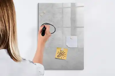 Magnetická kresliaca tabuľa vo vyhotovení svetlý betón