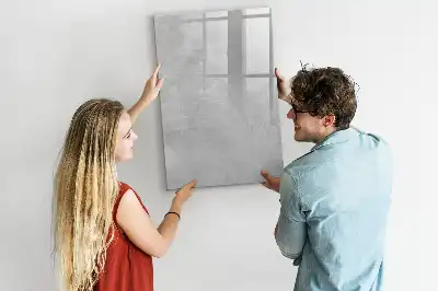 Magnetická kresliaca tabuľa vo vyhotovení svetlý betón