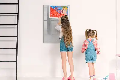 Magnetická kresliaca tabuľa vo vyhotovení svetlý betón
