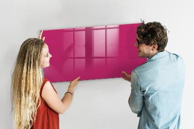 Magnetická tabuľa Výrazná ružová farba