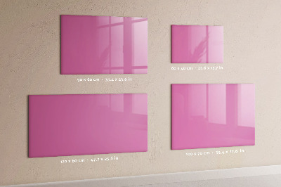Magnetická tabuľa Ružová farba