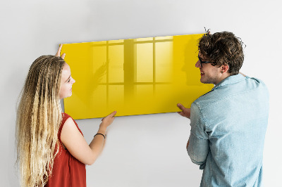 Magnetická tabuľa Svetlo žltá farba