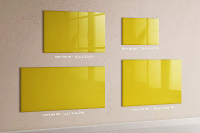 Magnetická tabuľa Svetlo žltá farba