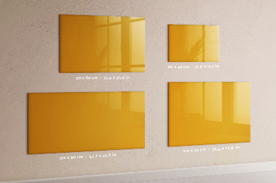 Magnetická tabuľa Farba zlato-žltá