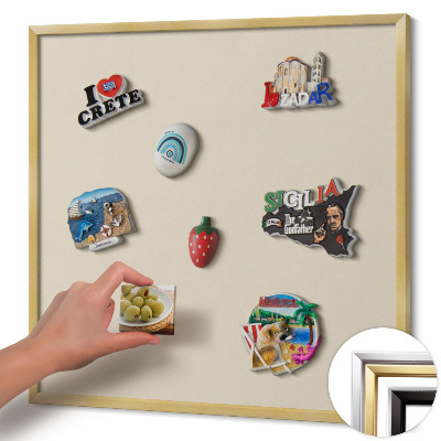 Tabuľa na magnetky z ciest Svetlo béžová farba