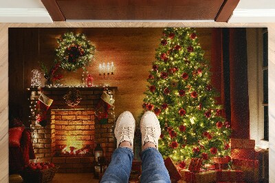 Rohož pred dvere Vianočný stromček