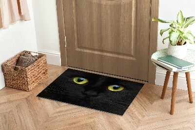 Rohožka pred dvere Čierna mačka