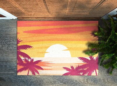 Koberec pred dvere Tropická pláž