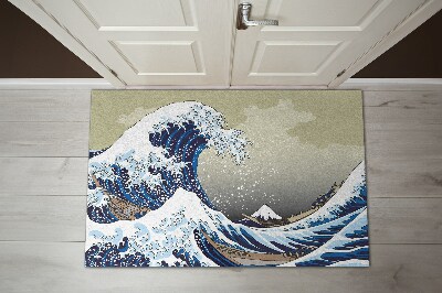 Rohožka do predsiene Kanagawa veľká vlna