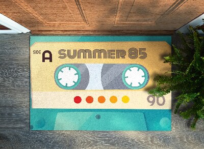 Rohožka pred dvere Retro kazeta summertime 85