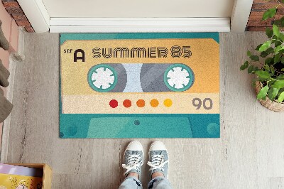 Rohožka pred dvere Retro kazeta summertime 85