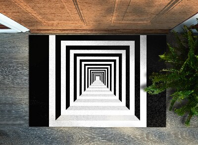 Rohožka 3d geometrický tunel