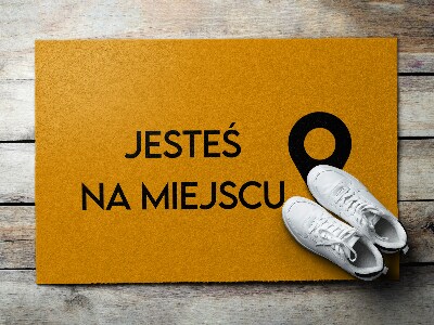 Rohožka pred dvere Jesteś na miejscu