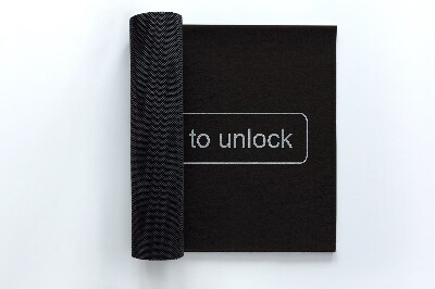 Rohožka Slide to unlock