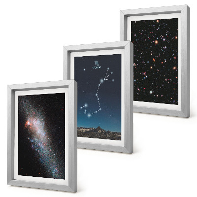 Sada obrazov do obývačky Kozmické krajiny galaxií a súhvezdie Škorpióna