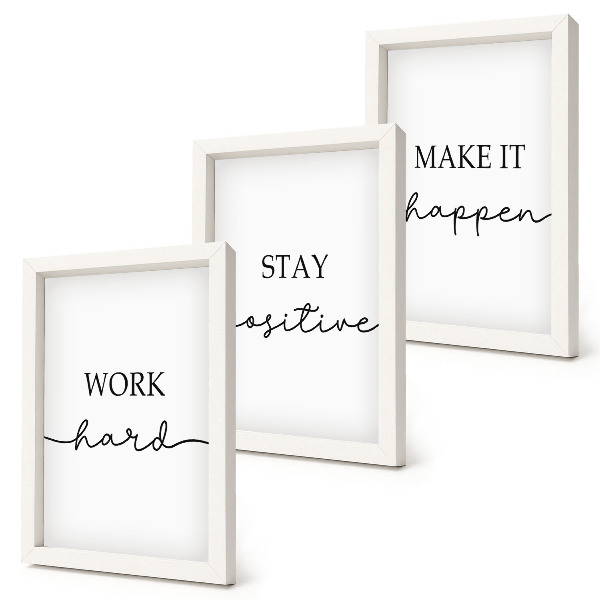Sada obrazov do obývačky Minimalistické motivačné citáty, ktoré inšpirujú