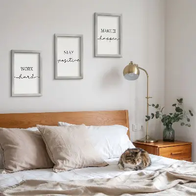 Sada obrazov do obývačky minimalistické motivačné citáty pre inšpiráciu