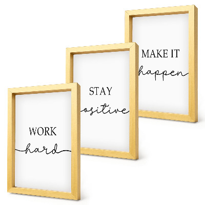 Sada obrazov do obývačky Minimalistické motivačné citáty, ktoré inšpirujú