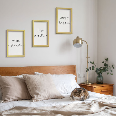 Sada obrazov do obývačky Minimalistické motivačné citáty, ktoré inšpirujú