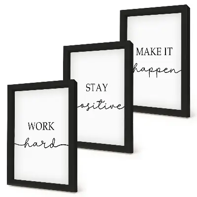Sada obrazov do obývačky minimalistické motivačné citáty pre inšpiráciu