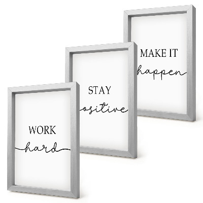 Sada obrazov do obývačky Minimalistické motivačné citáty, ktoré inšpirujú