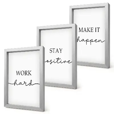 Sada obrazov do obývačky minimalistické motivačné citáty pre inšpiráciu