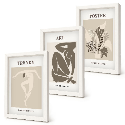 Triptych v ráme Ľudské postavy s rastlinami od Henriho Matissea