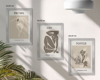 Triptych v ráme Ľudské postavy s rastlinami od Henriho Matissea
