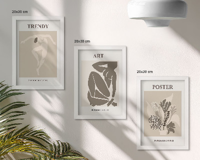 Triptych v ráme Ľudské postavy s rastlinami od Henriho Matissea