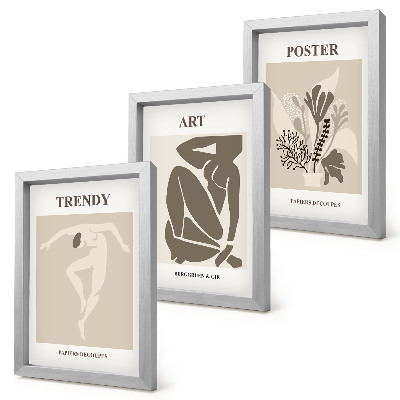 Triptych v ráme Ľudské postavy s rastlinami od Henriho Matissea