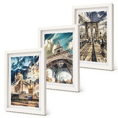 Triptych v ráme Mosty a veže v európskych mestách