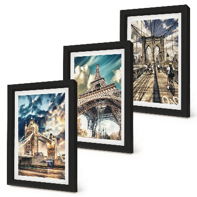Triptych v ráme Mosty a veže v európskych mestách