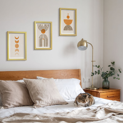 Sada obrazov do obývačky Boho minimalistický dekoratívny dizajn