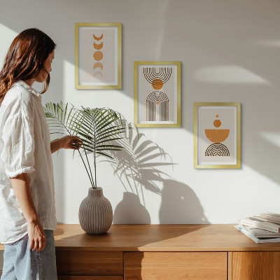 Sada obrazov do obývačky Boho minimalistický dekoratívny dizajn