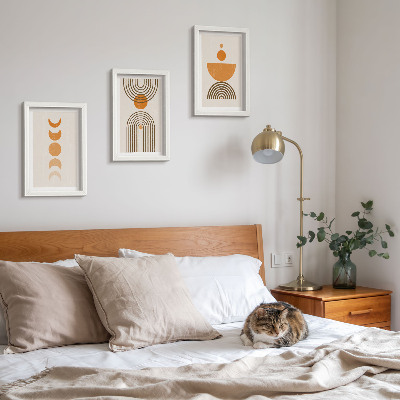 Sada obrazov do obývačky Boho minimalistický dekoratívny dizajn