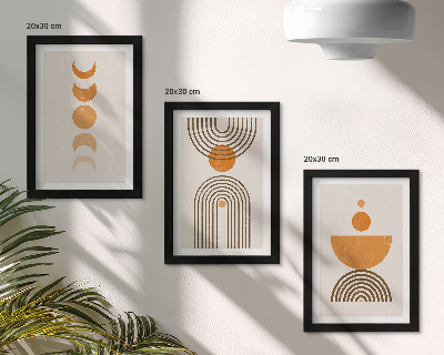Sada obrazov do obývačky Boho minimalistický dekoratívny dizajn