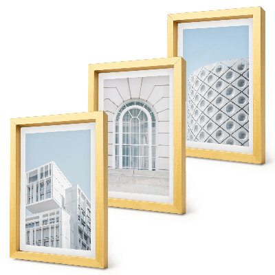 Triptych v ráme Moderná architektúra, minimalizmus a geometria