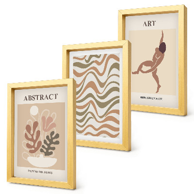 Sada obrazov do obývačky Matisse boho abstraktné tvary a vzory