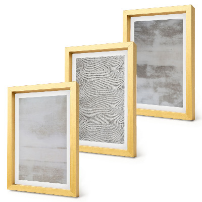 Triptych v ráme Moderné textúry v minimalistickom štýle