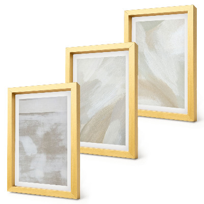 Sada obrazov do obývačky Ťahy štetcom abstraktné farby na plátne